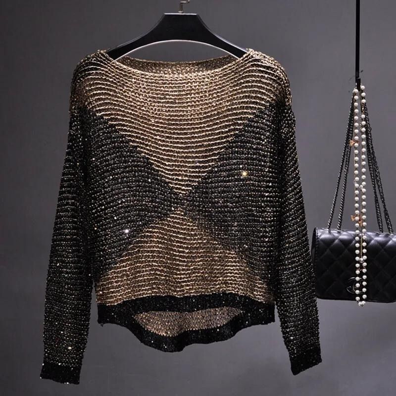 Long Glitter Jumper