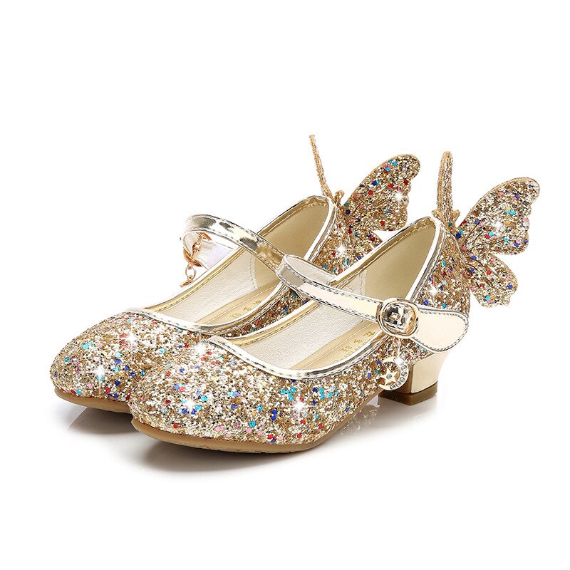 Girls Glitter Heels