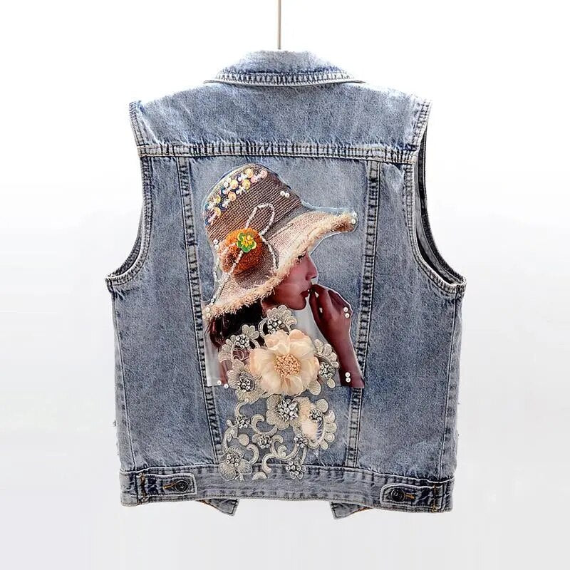 Mouwloze Spijker Gilet