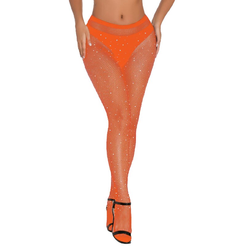 Oranje Glitter Panty