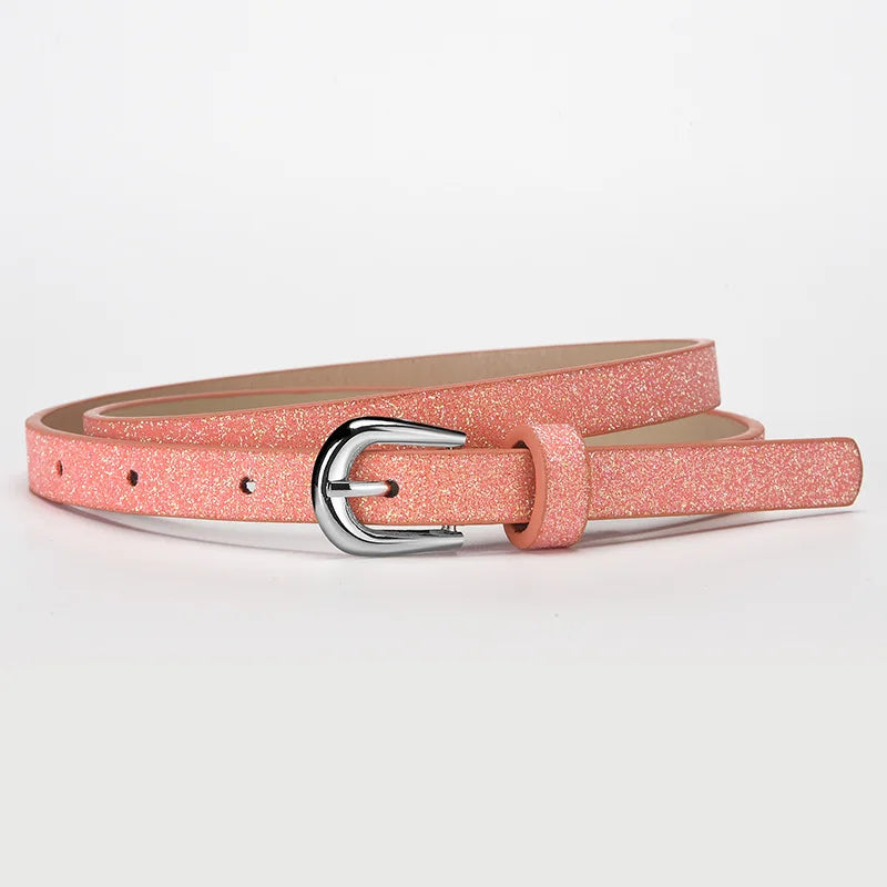 Oranje Glitter Riem