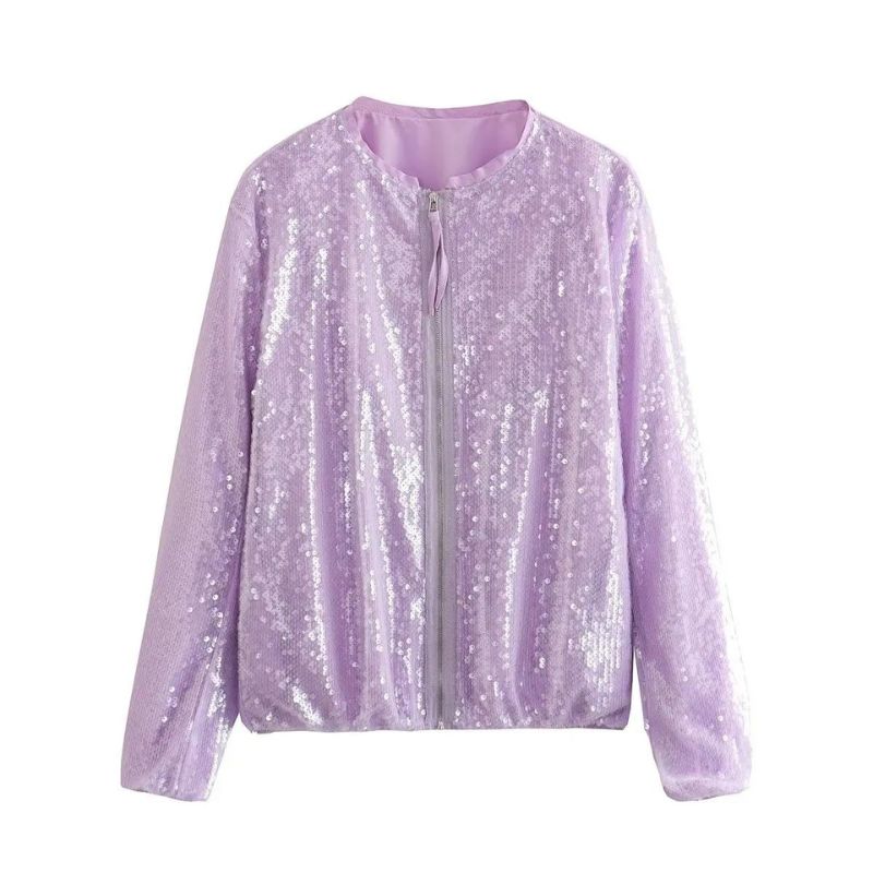 paars glitter jasje