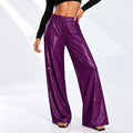 Paarse Glitter Broek