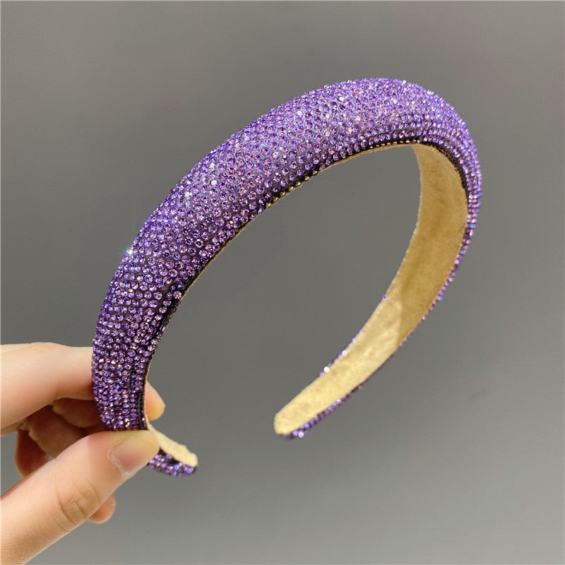 Paarse Glitter Haarband