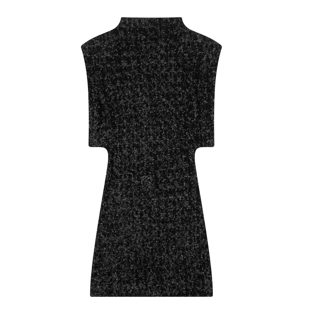 Sequin Dress Black Short