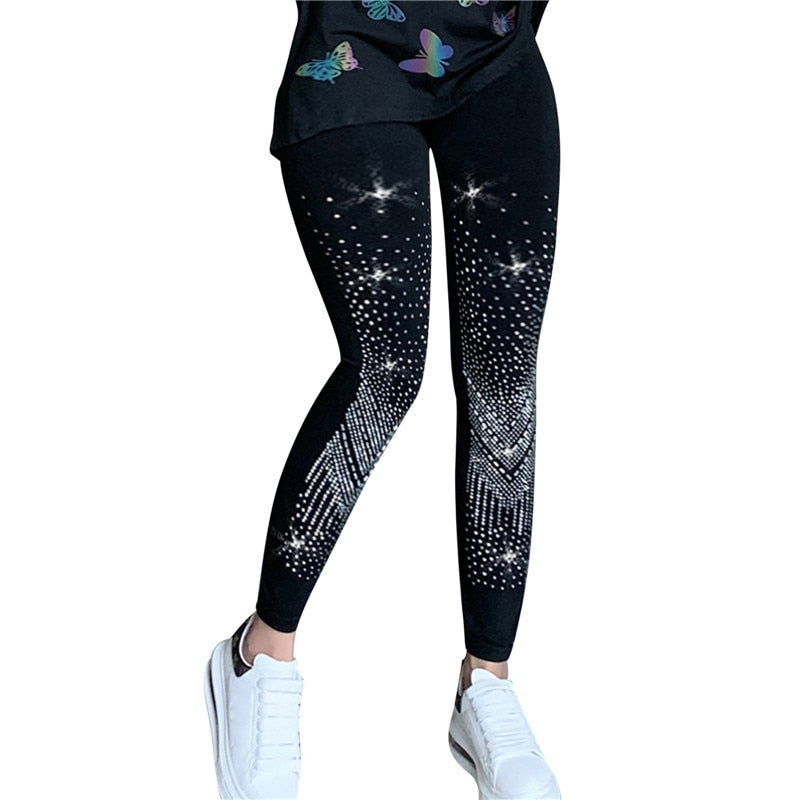 Pailletten Legging Dames
