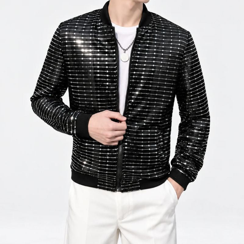 Pailletten Vest Heren