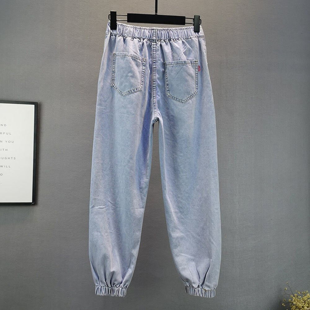 Plus Size Glitter Jeans