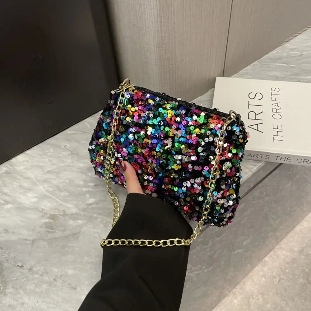 Regenboog Glitter Tas