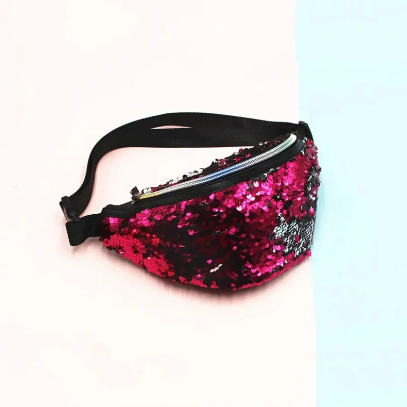Rood Glitter Heuptasje