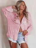 Roze Glitter Blouse