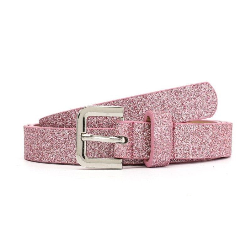 Roze Glitter Riem