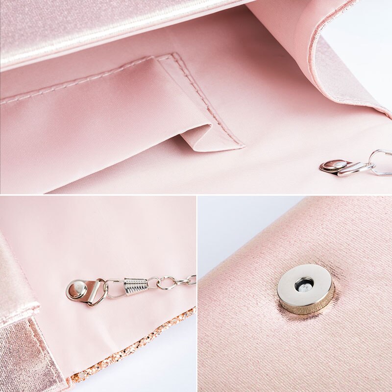 Pink Glitter Bag
