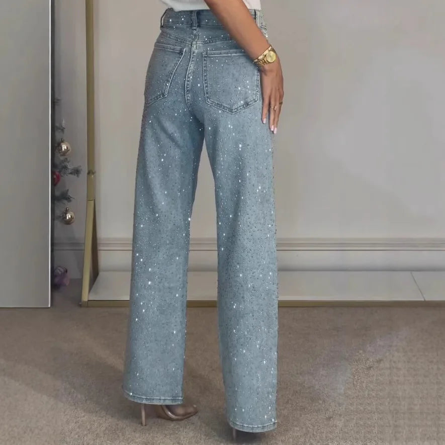 Glitter Broek Steentjes