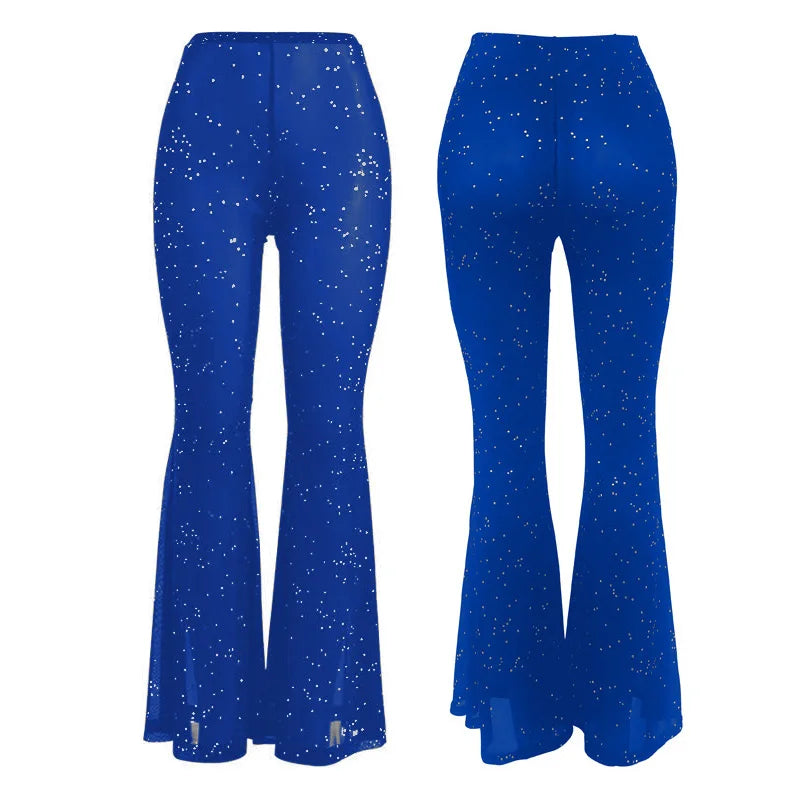 Doorzichtige Glitter Broek