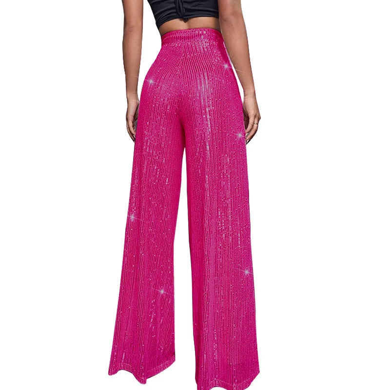 Roze Pailletten Broek