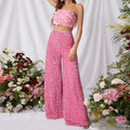 Wide Leg Glitter Broek