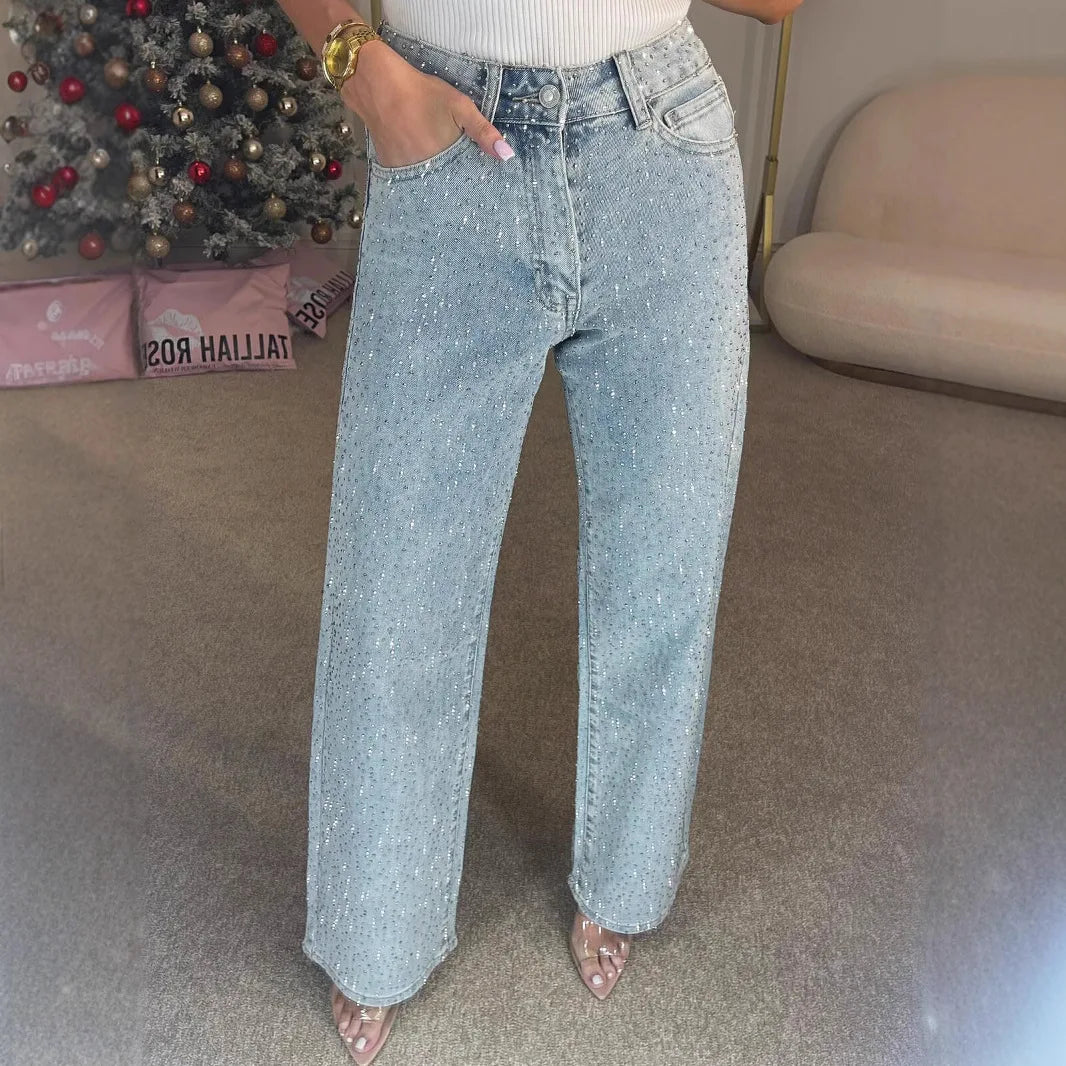 Glitter Broek Steentjes