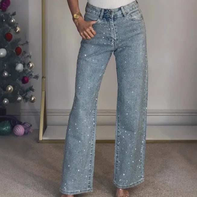 Glitter Broek Steentjes