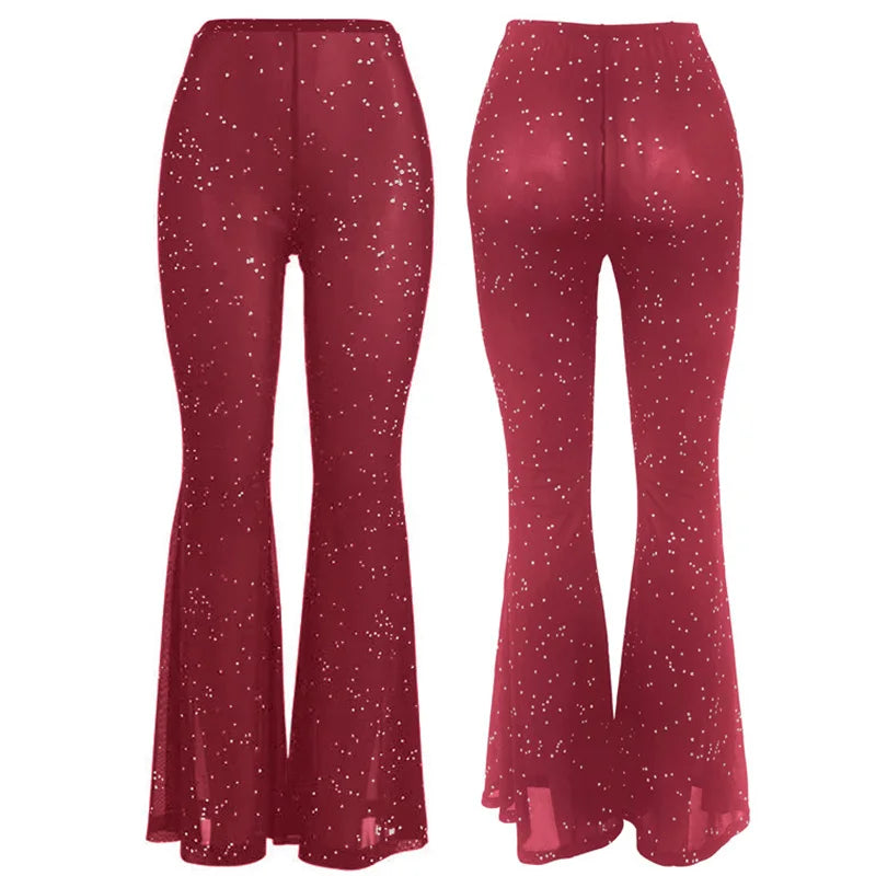 Doorzichtige Glitter Broek