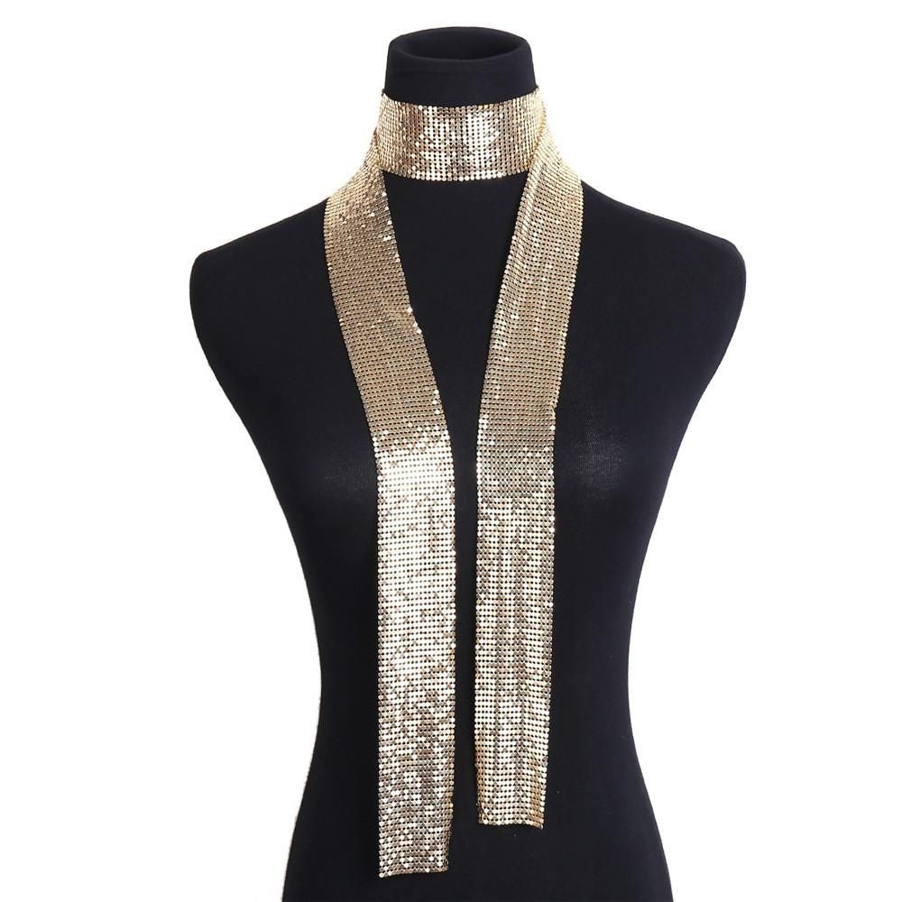 Circular Glitter Scarf