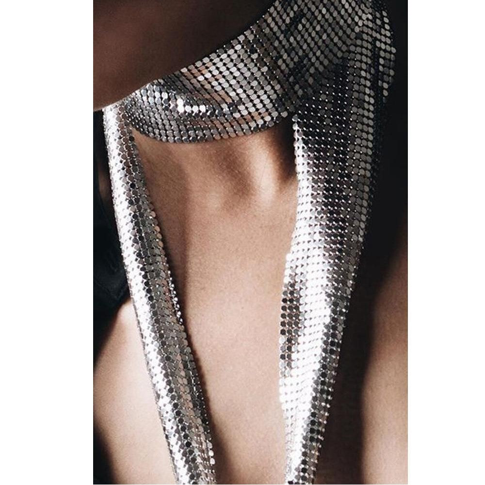 Circular Glitter Scarf
