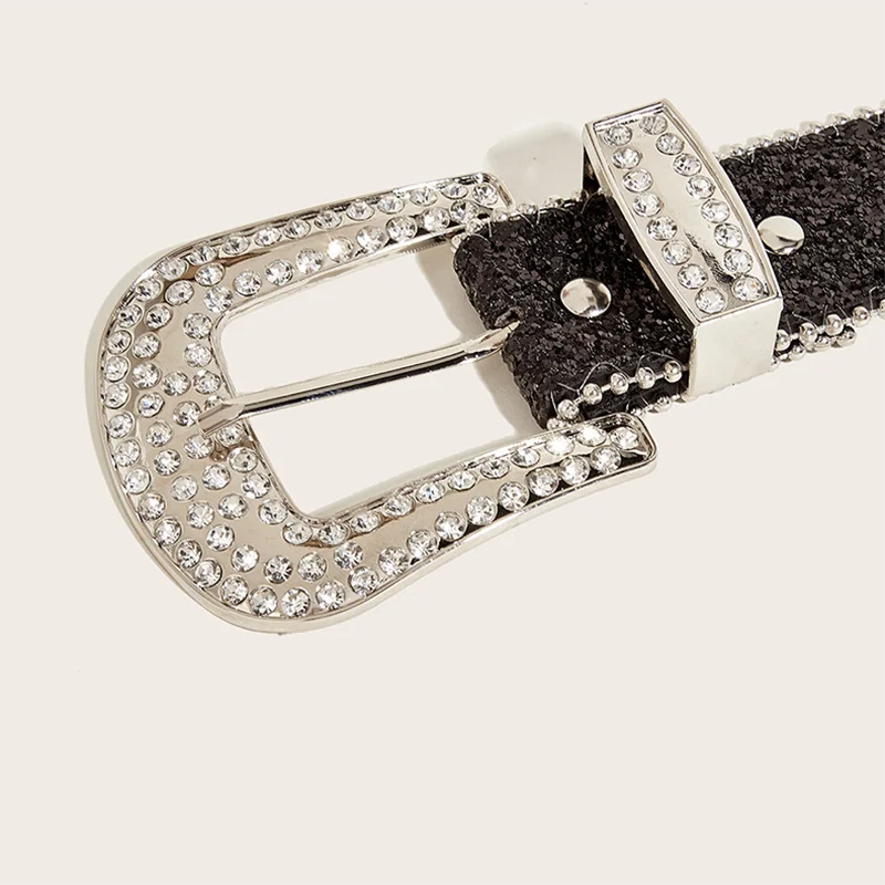 Strass Riem Zwart