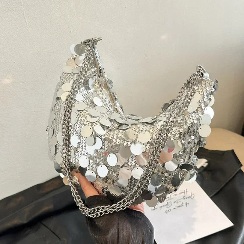 Strass Tas Zilver