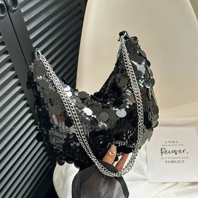 Strass Tas Zwart
