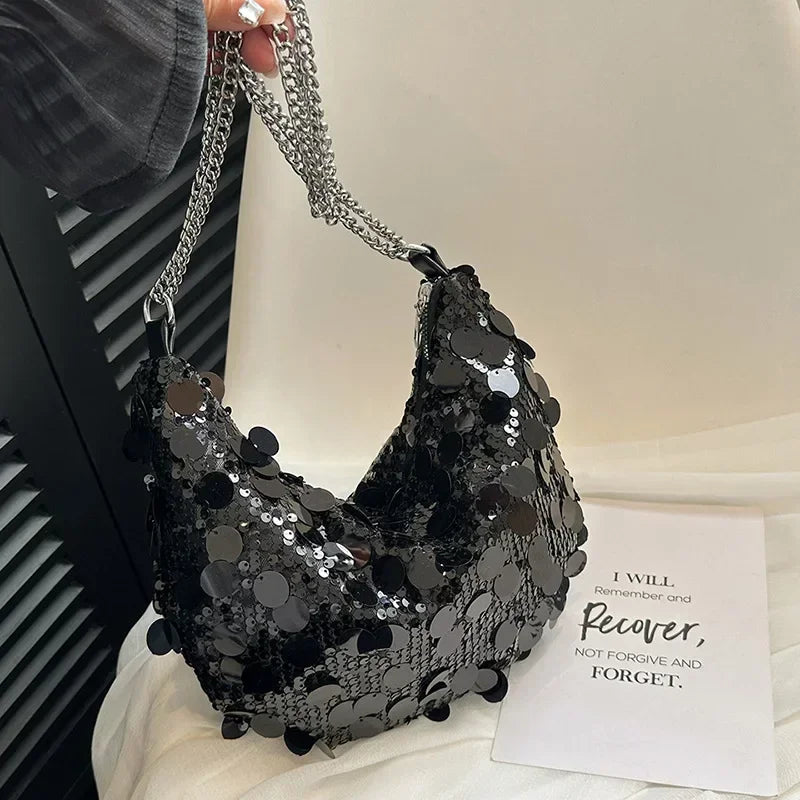 Strass Tas Zwart