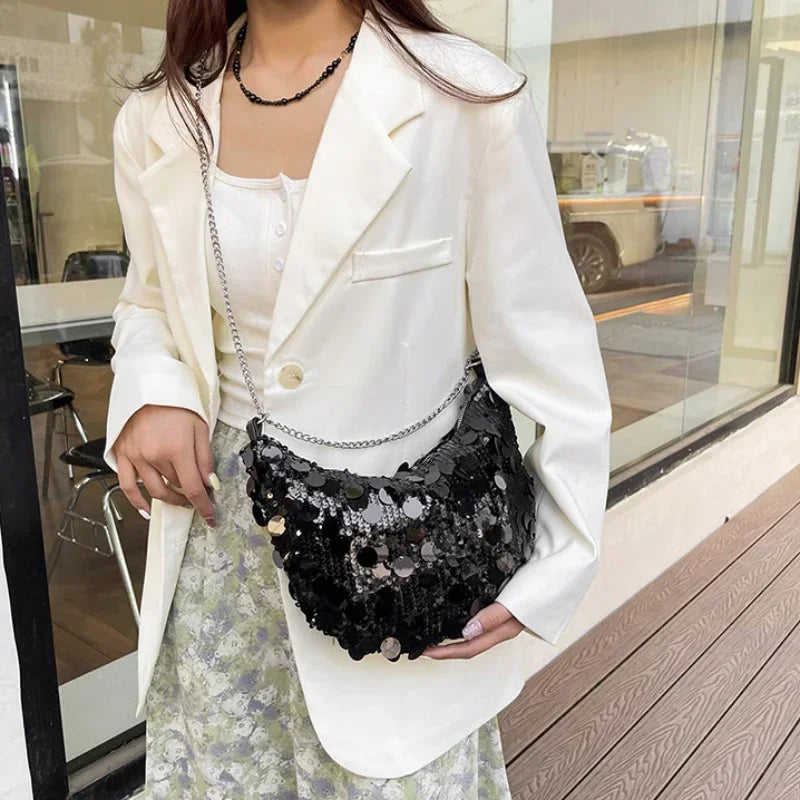 Strass Tas Zwart