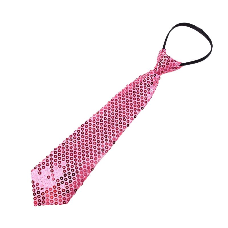Stropdas Glitter Roze