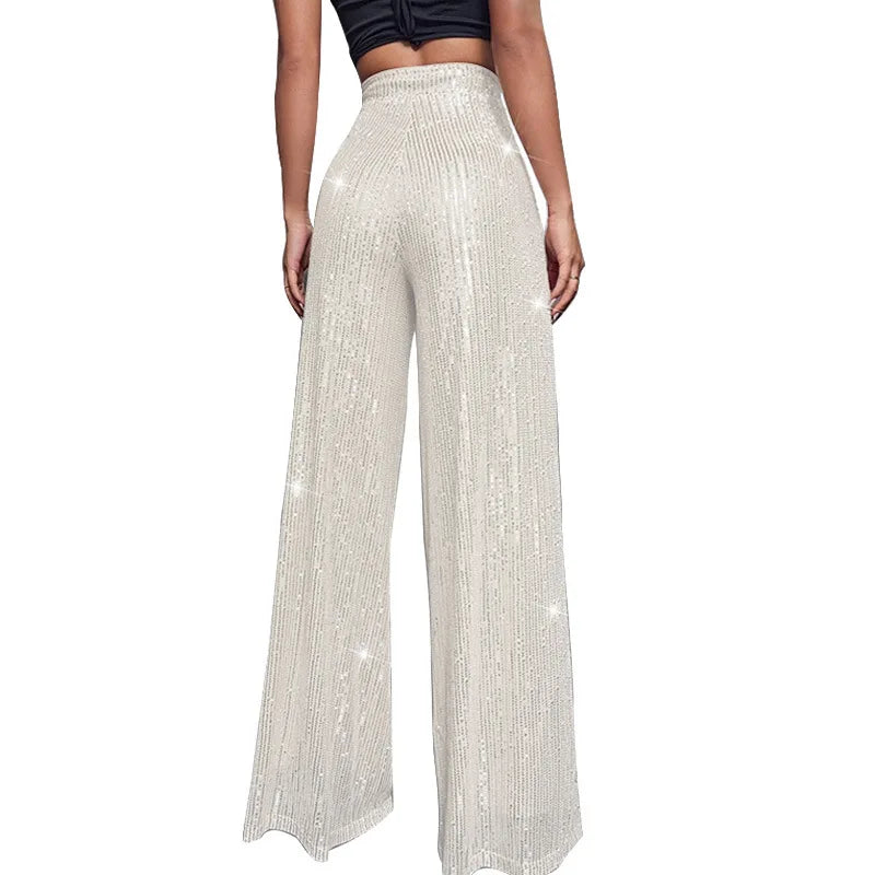 Witte Glitter Broek