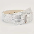 Witte Glitter Riem