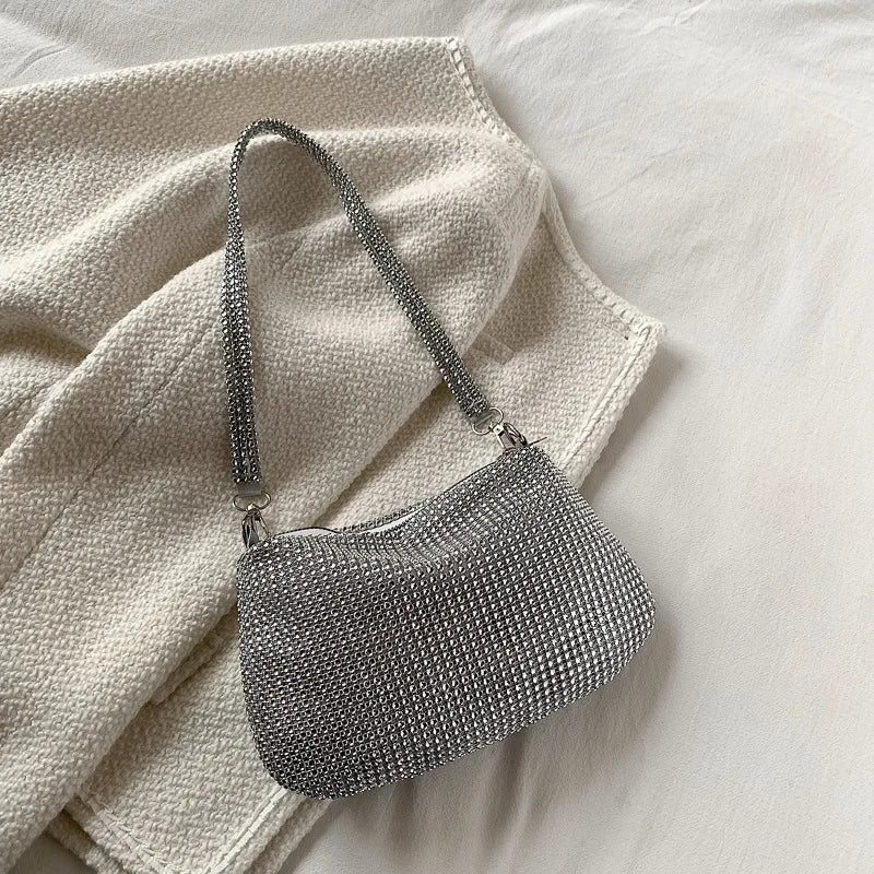Witte Pailletten Tas