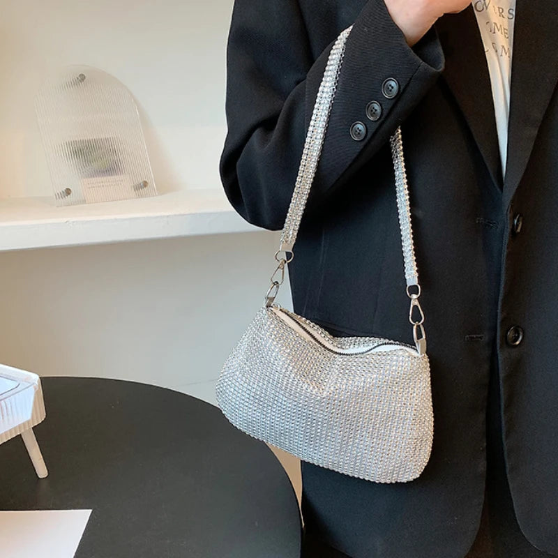 Witte Pailletten Tas