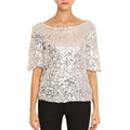 Zilver Glitter Shirt