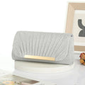 Zilveren Glitter Clutch
