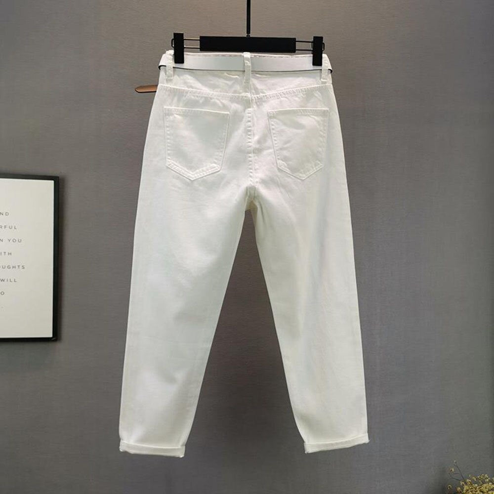 Zilveren Glitter Jeans