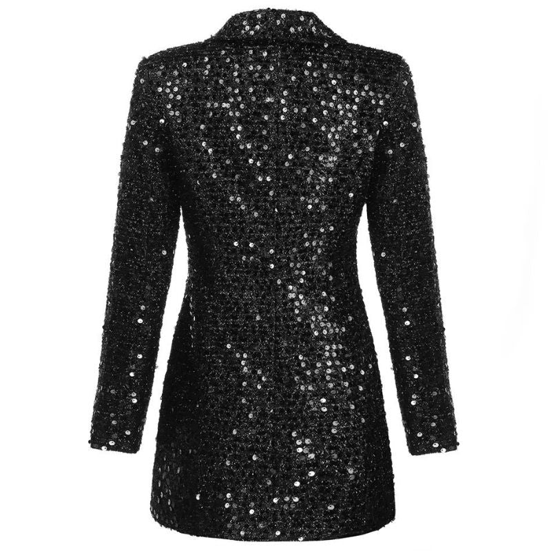 Glitter Blazer Dress