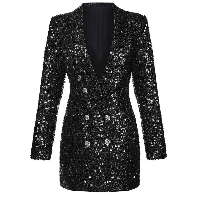 blazer dress glitter