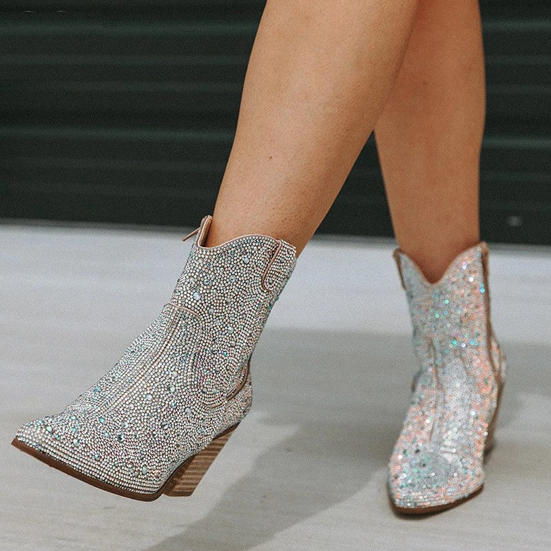 Glitter Cowboy Boots