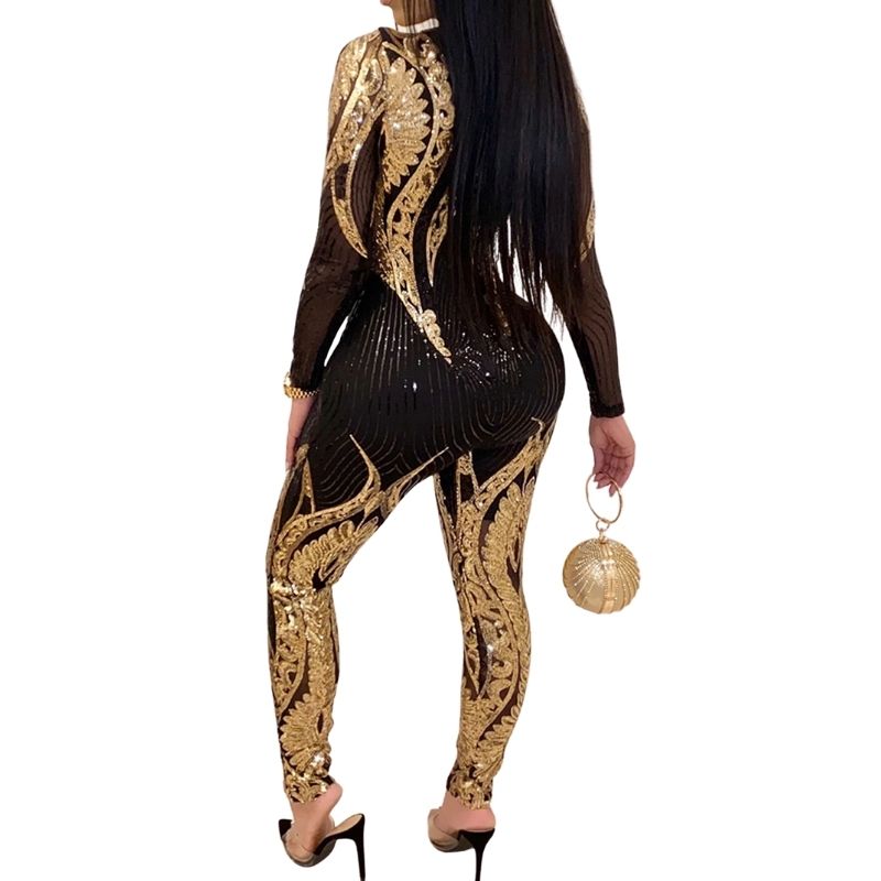 disco glitter jumpsuit