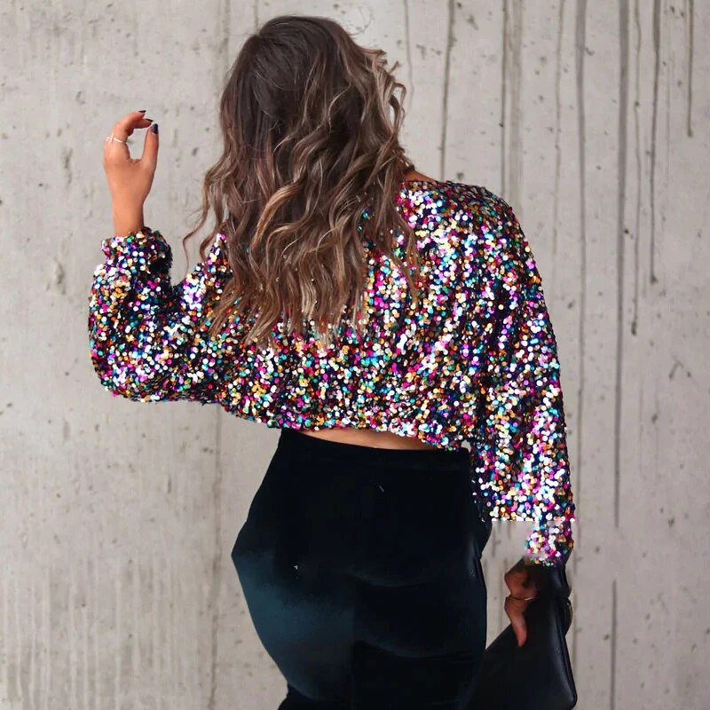 Feestelijke Blouse Glitter