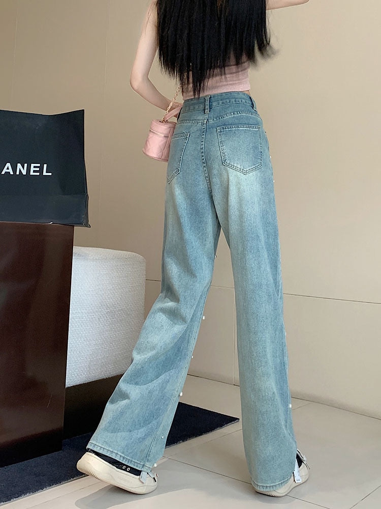 flared jeans glitter