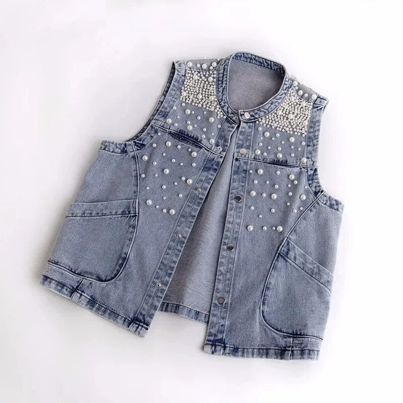 Denim Jacket Vest