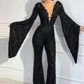 glitter jumpsuit dames