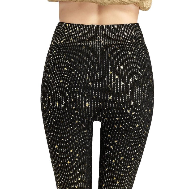 Glitter Legging Goud