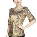 Goud Glitter Shirt