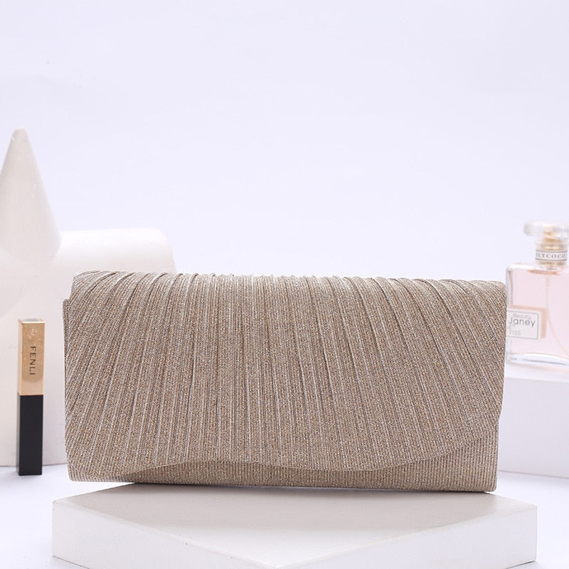 gouden glitter clutch